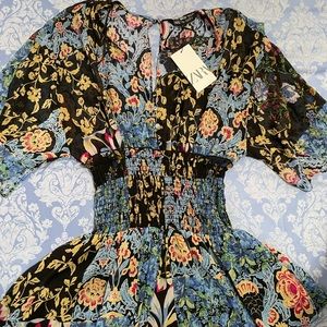 Zara floral romper